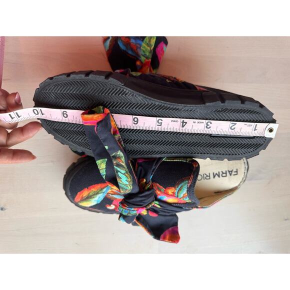 Farm rio   CASHEW PLATFORM MULE IN CASHEW BLACK size 7.5 - Picture 2 of 9